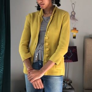 yellow-green sweater